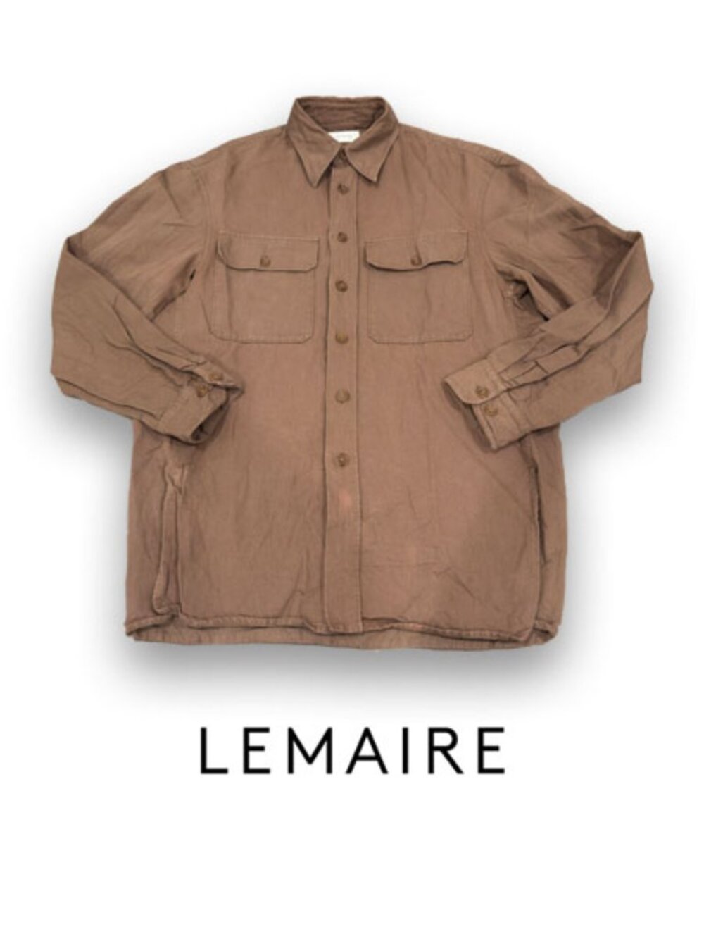 Lemaire Officer Shirt (size 46)